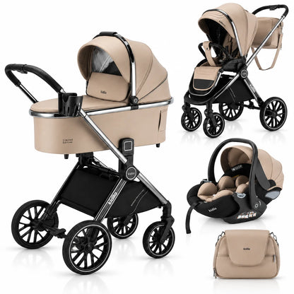Karrocë Kidilo Genova – Set 4 në 1 për Bebe