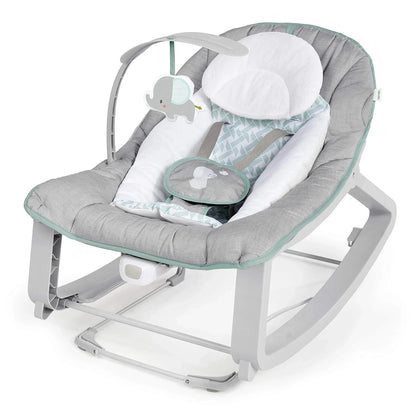 Keep Cozy Ulëse Relaksuese 3-në-1 për Bebe – Luhatëse, Vibruese dhe Ulëse për Fëmijë 0–30 Muaj