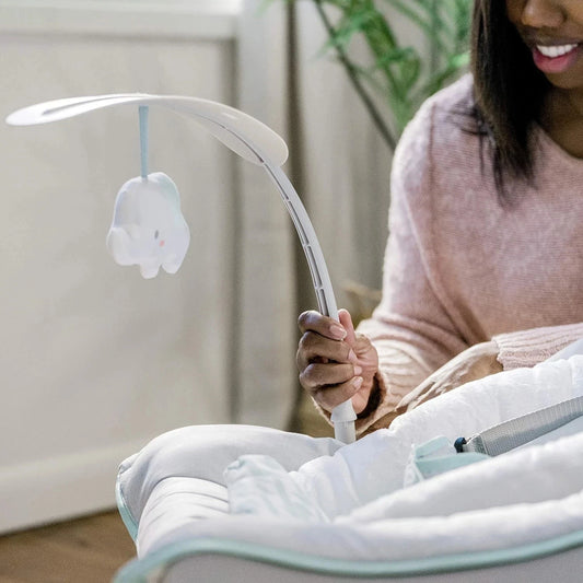 Keep Cozy Ulëse Relaksuese 3-në-1 për Bebe – Luhatëse, Vibruese dhe Ulëse për Fëmijë 0–30 Muaj