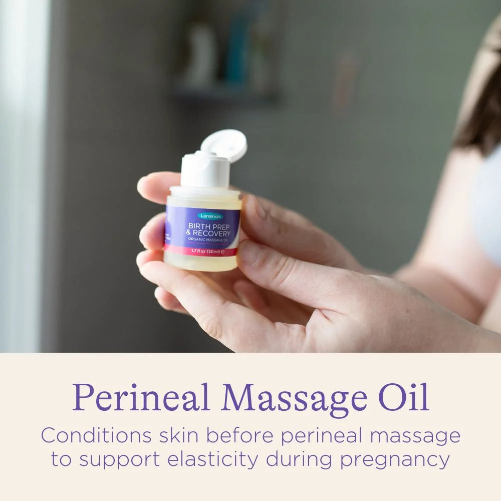 Lansinoh Birth Prep & Recovery Organic Massage Oil – Vaj Organik për Masazh Para dhe Pas Lindjes