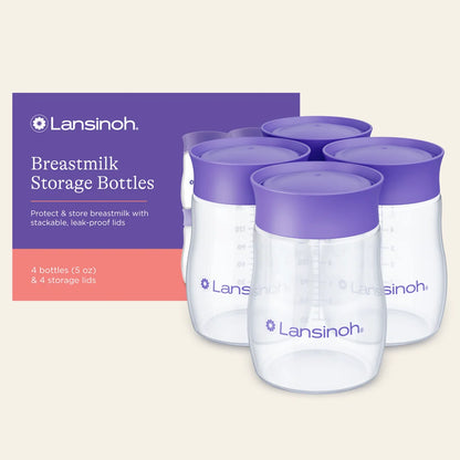 Lansinoh Breastmilk Storage Bottles – Shishe për Ruajtjen e Qumështit të Gjirit