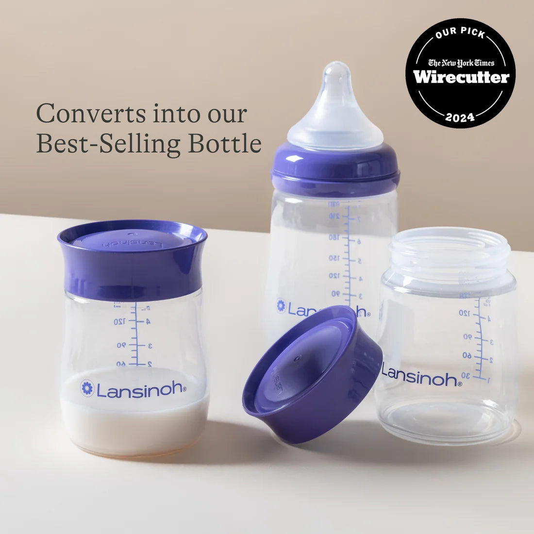 Lansinoh Breastmilk Storage Bottles – Shishe për Ruajtjen e Qumështit të Gjirit
