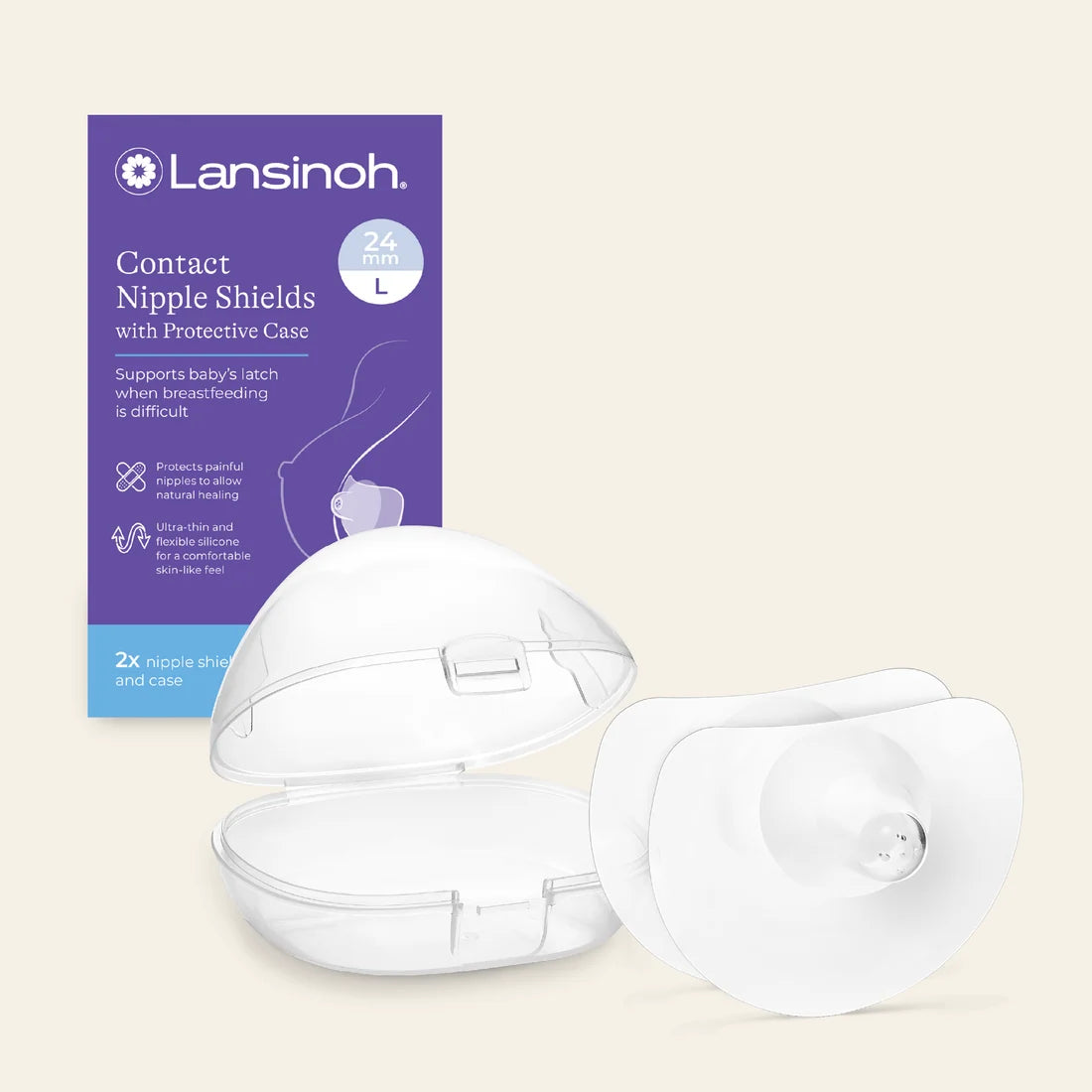 Lansinoh Contact Nipple Shields – 20/24 mm – imazhi 3