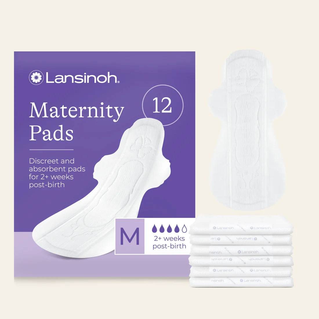 Lansinoh Discreet & Absorbent Maternity Pads – Peceta Postpartum për 2+ Javë Pas Lindjes