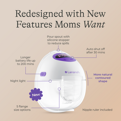 Lansinoh DiscreetDuo Flow Pompë Gjiri e Veshshme – imazhi 5