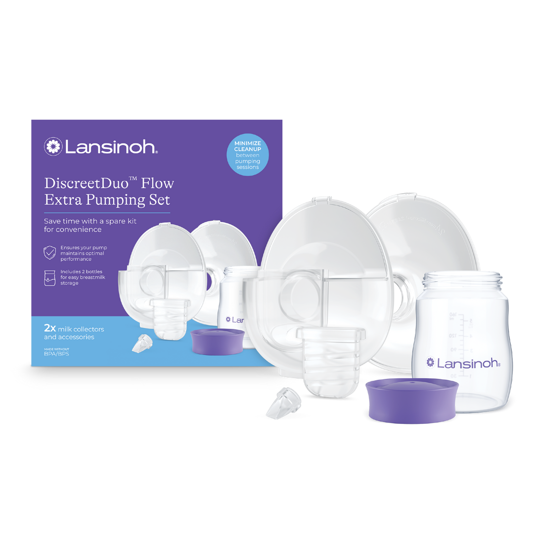 Lansinoh DiscreetDuo Flow Pompë Gjiri e Veshshme – imazhi 8