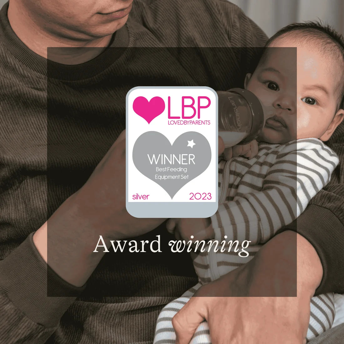 Lansinoh Glass Feeding Bottle 240 ml – Shishe Qelqi Anti-Colic