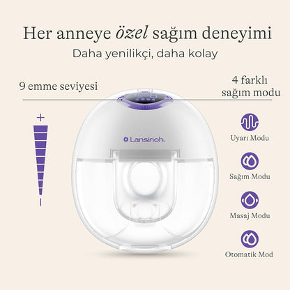 Lansinoh Pompë Gjiri Pa Duar 180 ml – imazhi 4