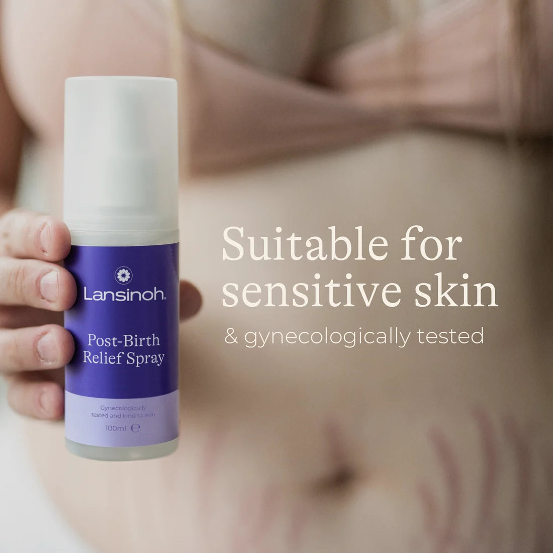 Lansinoh Post-Birth Relief Spray 100 ml – Sprej Qetësues për Kujdesin Pas Lindjes