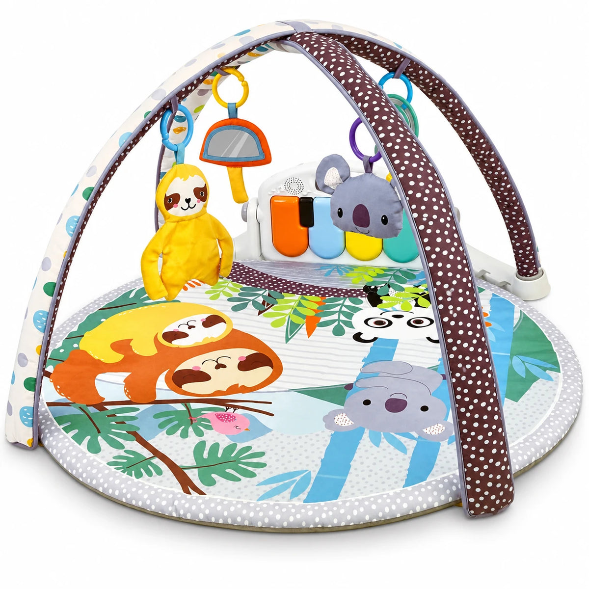 Lean Toys Koala Vendlojë për Bebe me Topa dhe Muzikë