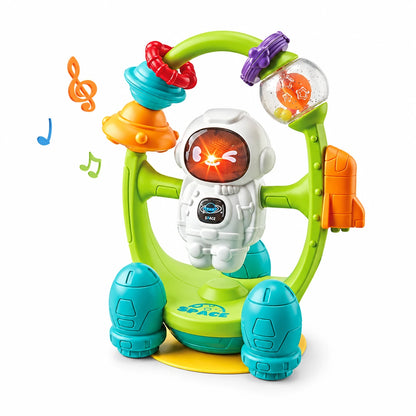 Lodër Elektrike Astronaut me Muzikë, Drita dhe Lëvizje Rrotulluese