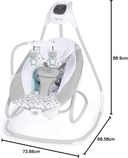 Luhatëse Elektrike Ingenuity SimpleComfort 2 në 1 – Swing & Rocker