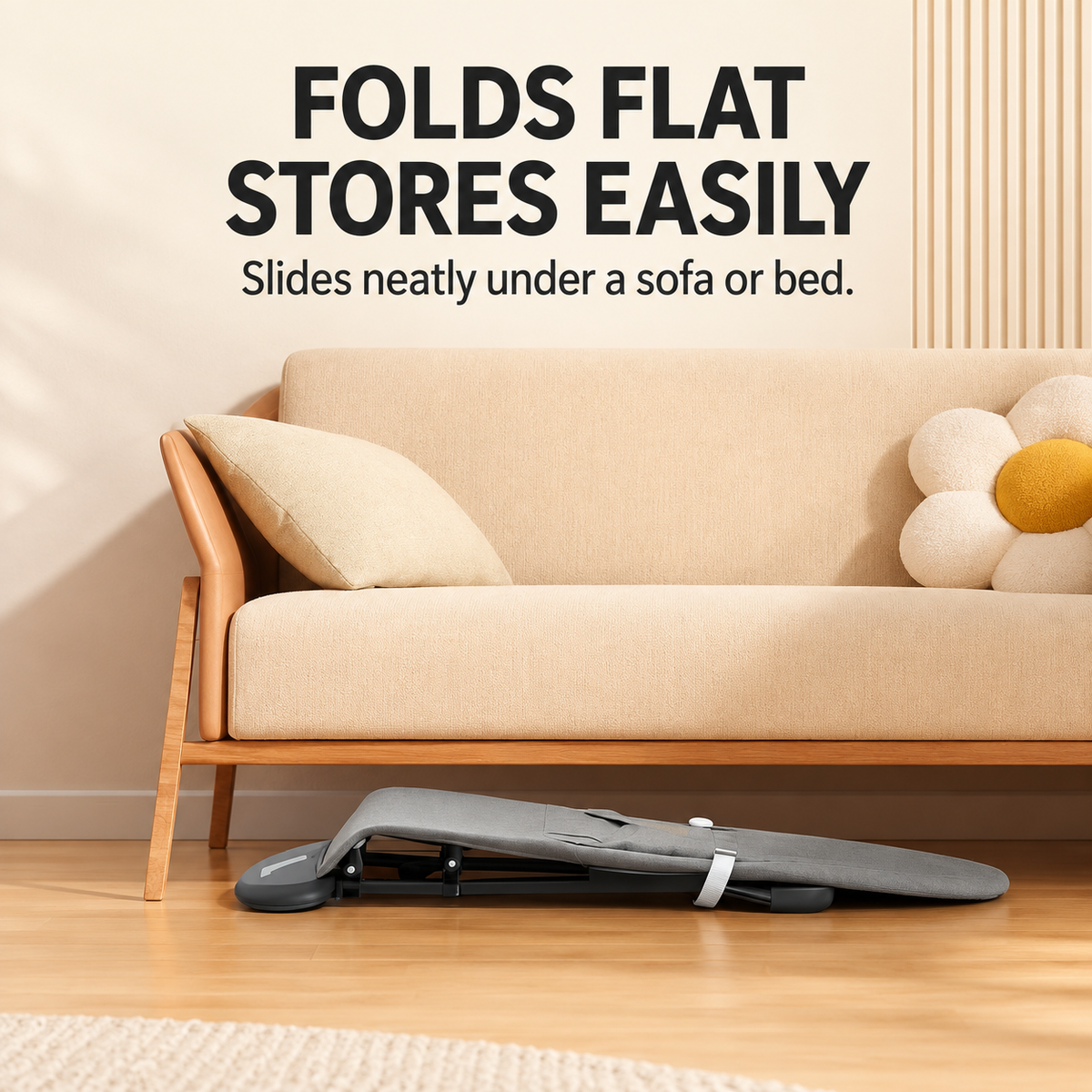 Luhatëse Manuale e Palosshme për Bebe me 3 Pozicione – 21°/33°/45°