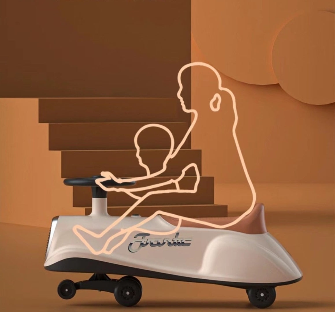 Makinë Shtytëse për Fëmijë – Ride-On Push Car