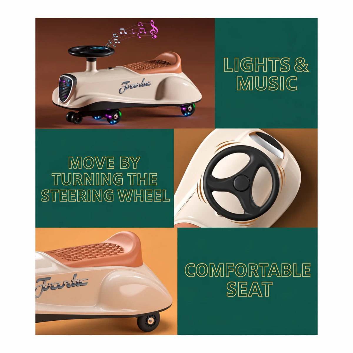 Makinë Shtytëse për Fëmijë – Ride-On Push Car