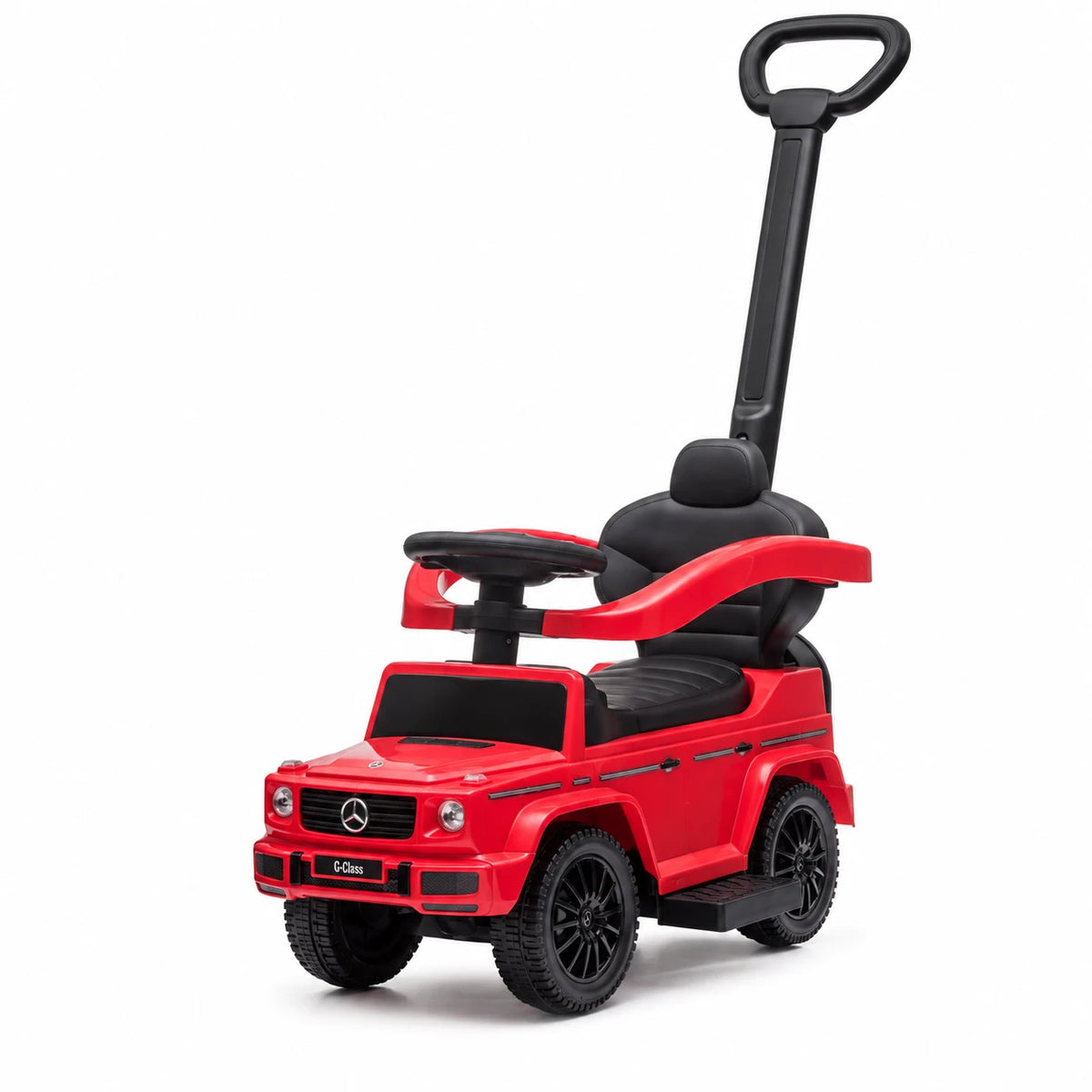 Mercedes 3-në-1 Ride-On Push Car – Makinë Shtytëse me Dorezë Prindërore