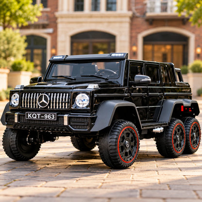 Mercedes G63 6x6 – Makinë Elektrike 12V për Fëmijë me 6 Rrota dhe 2 Ulëse