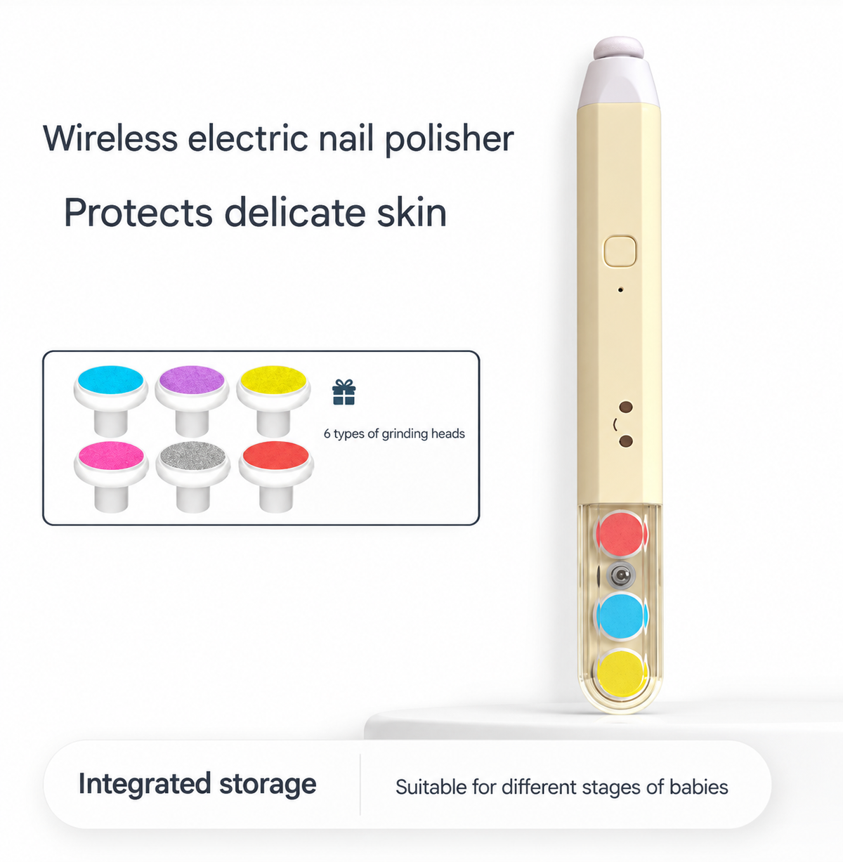 Mini Limë Elektrike për Thonjtë e Bebes – Cute Mini Care