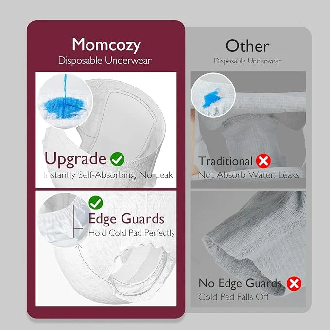 Momcozy – Brekë Njëpërdorimëshe për Nëna Pas Lindjes, 12 Copë