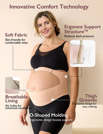 Momcozy BumpEase – Rrip Mbështetës për Barkun dhe Belin gjatë Shtatzënisë