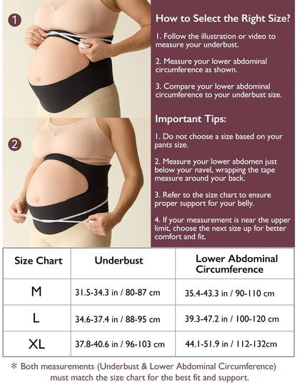 Momcozy BumpEase – Rrip Mbështetës për Barkun dhe Belin gjatë Shtatzënisë