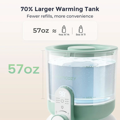 Momcozy FD03 Dual Lights – Ngrohës Uji për Bebe me Temperaturë Konstante dhe Ndriçim të Dyfishtë