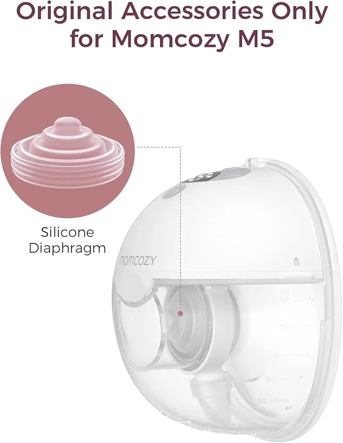 Momcozy M5 – Membranë Rezervë për Pompë Gjiri Elektrike, 2 Copë