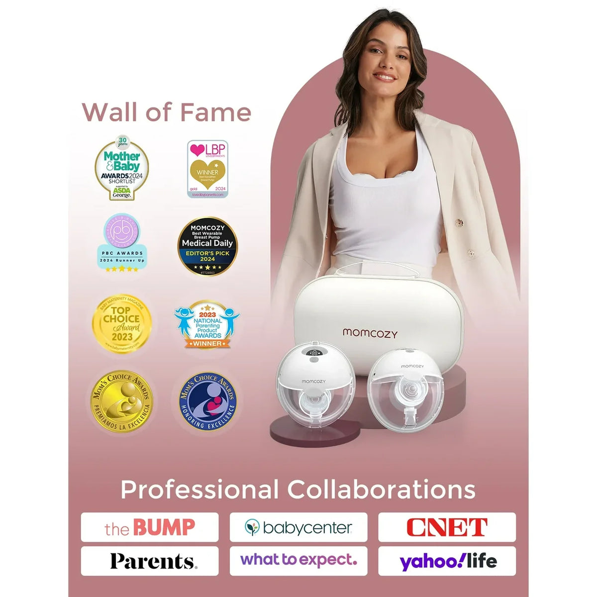 Momcozy M5 – Pompë Gjiri Elektrike Portative, Një Njësi (Single Pack)