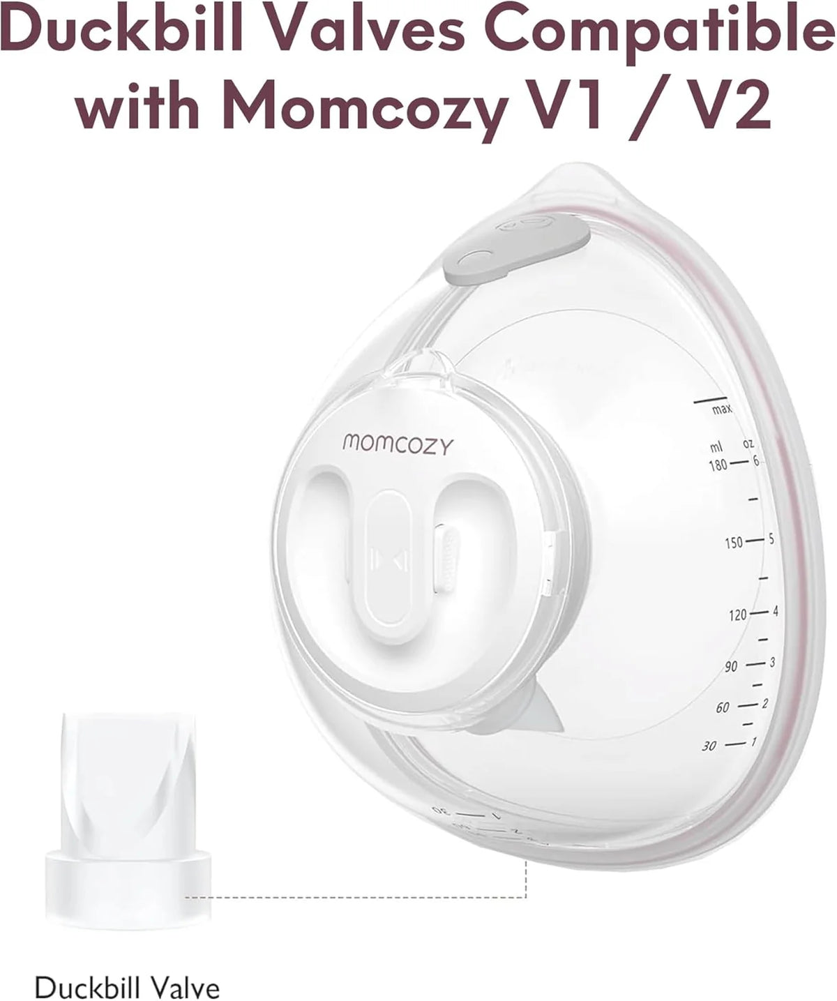 Momcozy M5 – Valvulë Rezervë Duckbill për Pompë Gjiri Elektrike