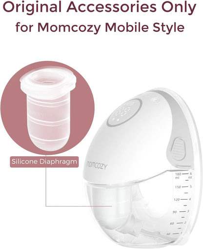Momcozy Mobile Style M6 – Membranë Rezervë për Pompë Gjiri Elektrike, 2 Copë