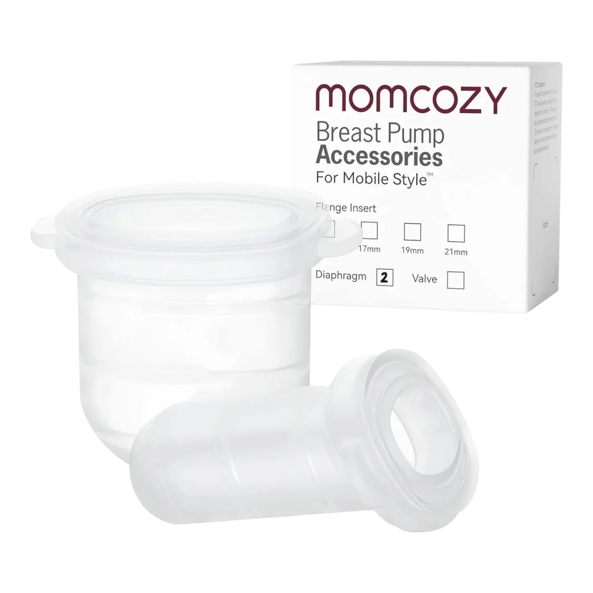 Momcozy Mobile Style M6 – Membranë Rezervë për Pompë Gjiri Elektrike, 2 Copë