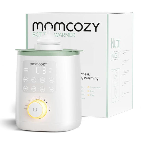 Momcozy MW02 Nutri Smart Analog – Ngrohës Multifunksional për Shishe të Bebeve, i Bardhë