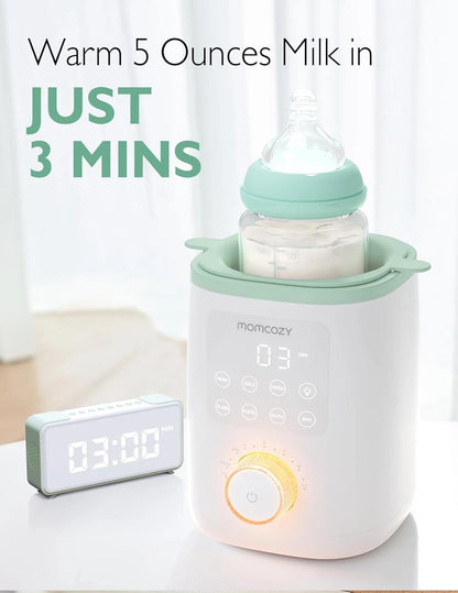 Momcozy MW02 Nutri Smart Analog – Ngrohës Multifunksional për Shishe të Bebeve, i Bardhë