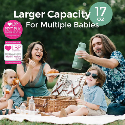 Momcozy MW05 – Ngrohës Portativ për Qumësht dhe Ujë, 500 ml