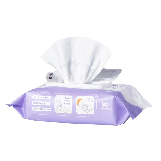 Momeasy – Peceta të Lagura për Bebe, Pa Alkool – 80 Copë