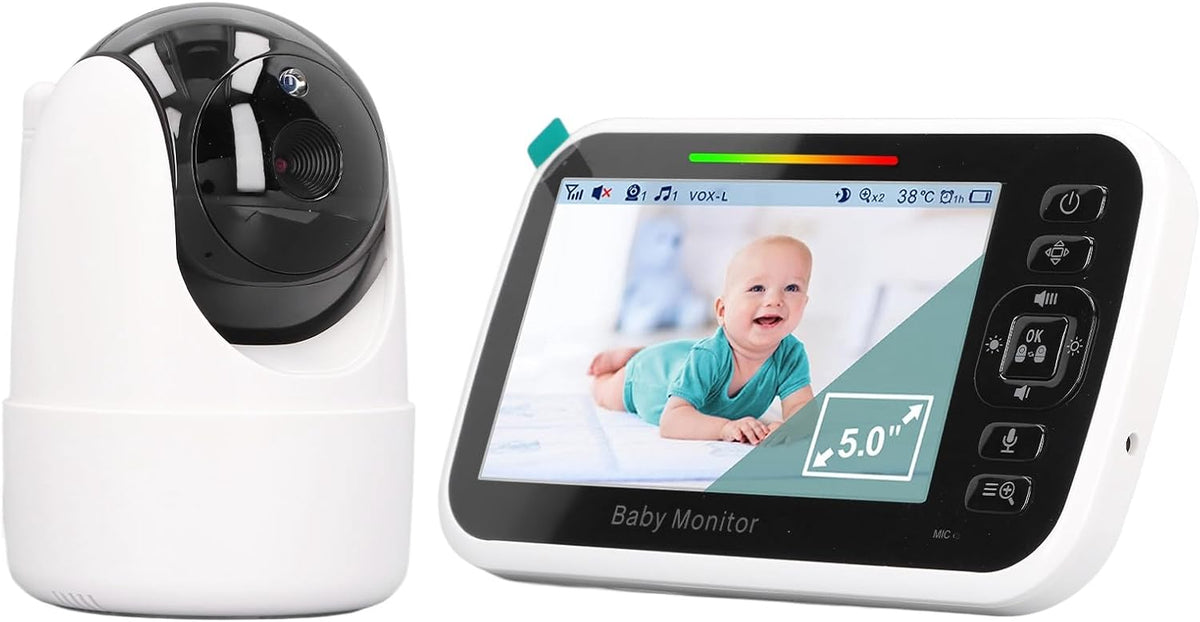 Video Baby Monitor me Ekran LCD 5″ – Komunikim Dykahësh dhe Monitorim në Kohë Reale