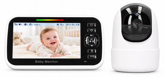 Video Baby Monitor me Ekran LCD 5″ – Komunikim Dykahësh dhe Monitorim në Kohë Reale