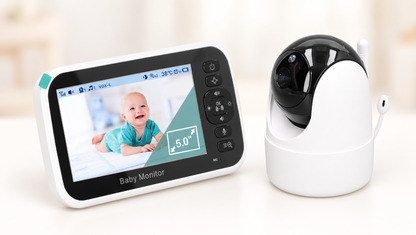 Video Baby Monitor me Ekran LCD 5″ – Komunikim Dykahësh dhe Monitorim në Kohë Reale