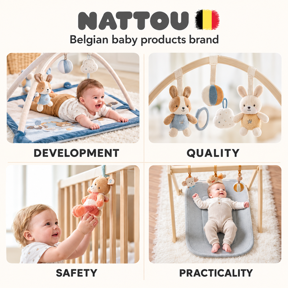 Nattou Vendlojë për Bebe – Hark Druri dhe Lodra