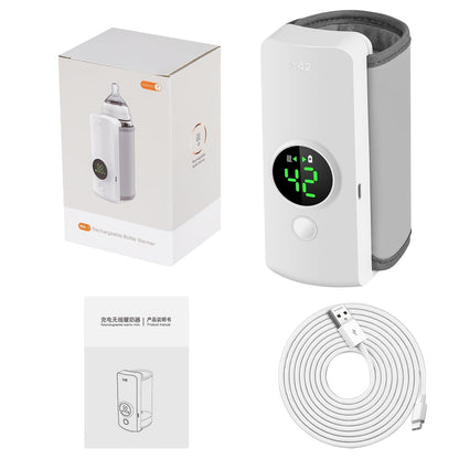 Ngrohës Portativ për Biberon – 6000mAh, Ngrohje 360° dhe 6 Nivele Temperature