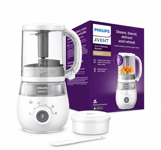 Philips Avent 4-në-1 SCF883/01 – Blender me Avullues për Ushqimin e Bebes
