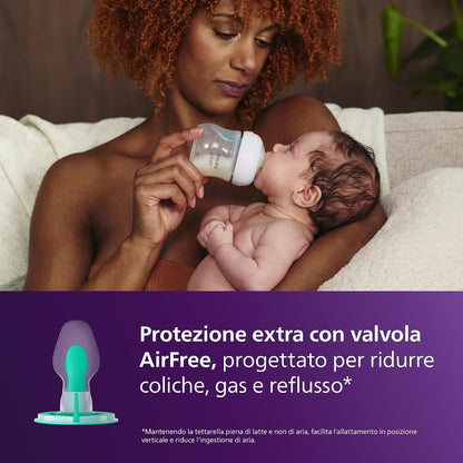 Philips Avent Natural Response – Shishe për Bebe me AirFree, 260 ml, 1m+