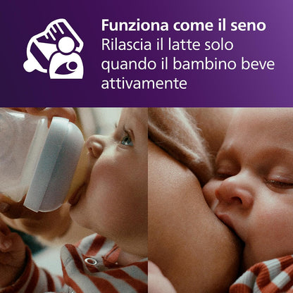 Philips Avent Natural Response – Shishe për Bebe me AirFree, 260 ml, 1m+