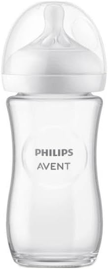Philips Avent Natural Response – Shishe Qelqi 240 ml, Flow 3, 3–6m