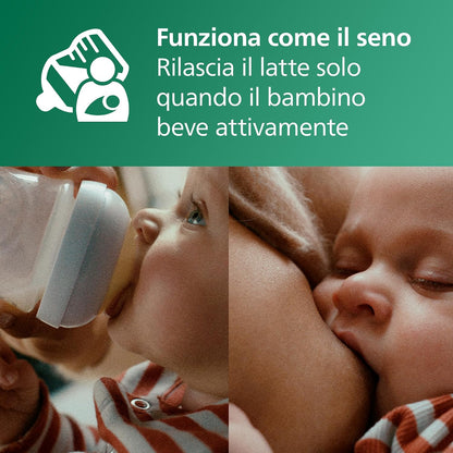 Philips Avent Natural Response – Shishe Qelqi 240 ml, Flow 3, 3–6m