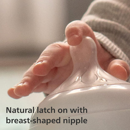 Philips Avent Natural Response – Shishe Qelqi për Bebe 240 ml, 1m+ (SCY933/01)