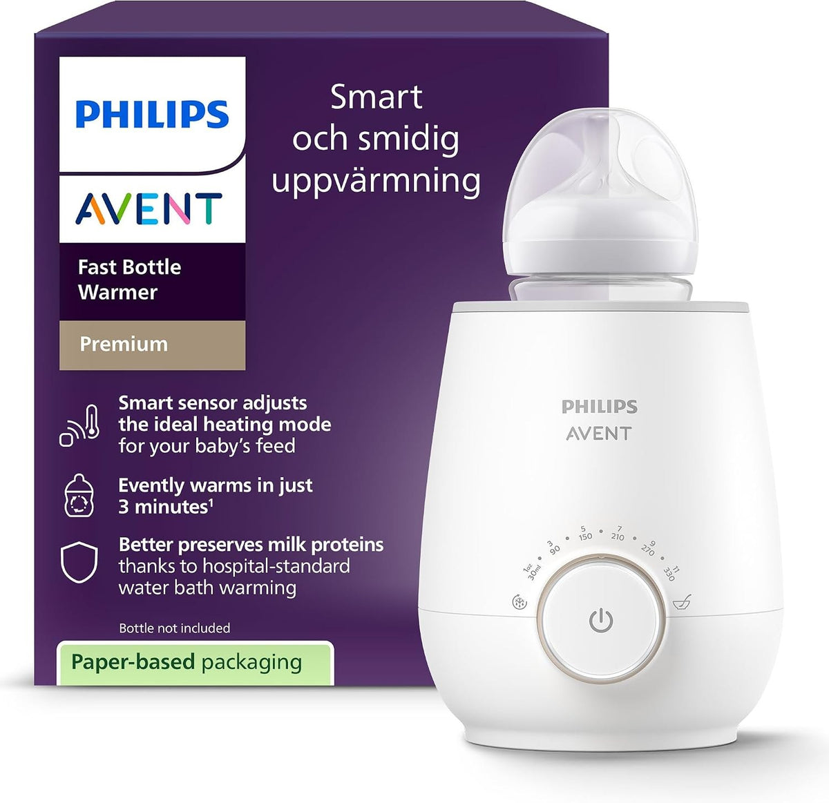 Philips Avent Premium – Ngrohës i Shpejtë për Biberon SCF358/00