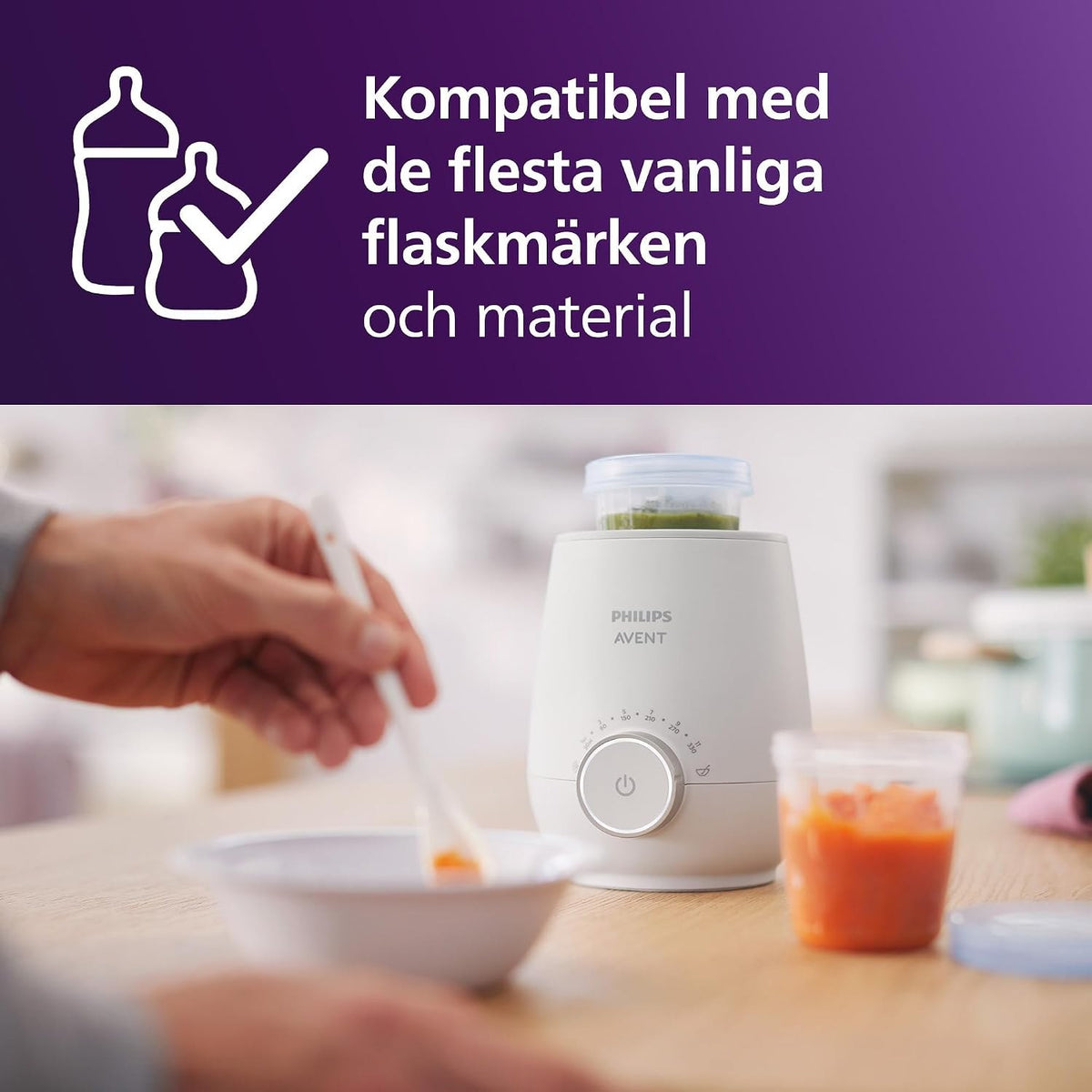 Philips Avent Premium – Ngrohës i Shpejtë për Biberon SCF358/00
