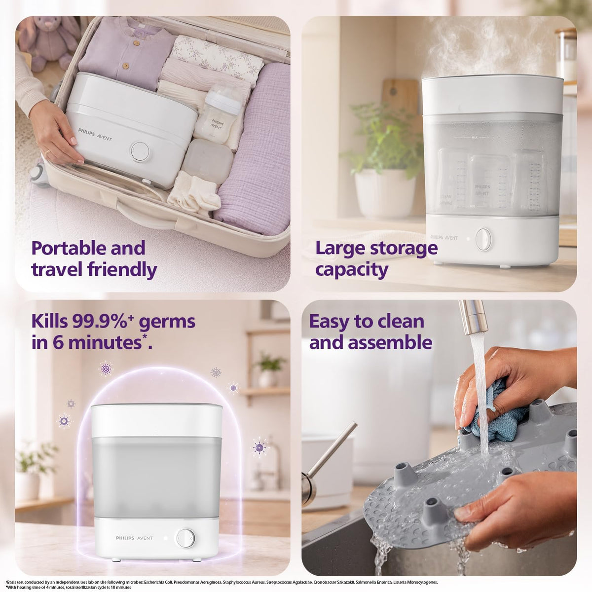 Philips Avent SCF291/00 – Sterilizues Elektrik me Avull