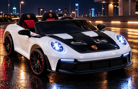Porsche Style Super Sport – Makinë Elektrike Premium me 4 Motorë dhe 2 Ulëse Leather